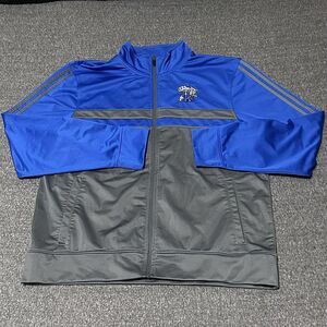 Captivating Apparel Men's KY Wildcat Jacket Full Zip Embroidered Blue Gray XXL